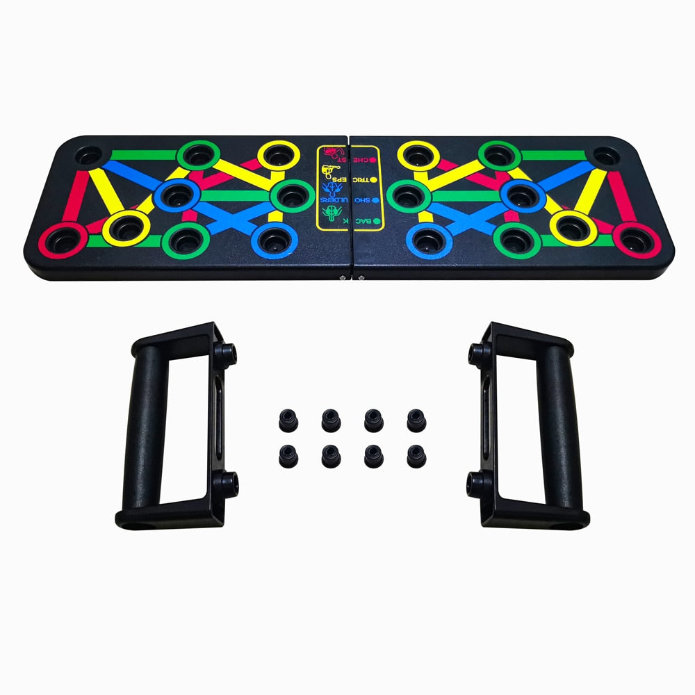 14-in-1 Color-Coded Push-Up Board