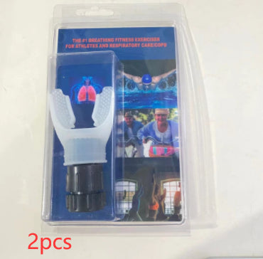 Breathing Trainer Respirator Fitness Equipment Exercise Lung Face Mouthpiece for Household Healthy Care Accessories